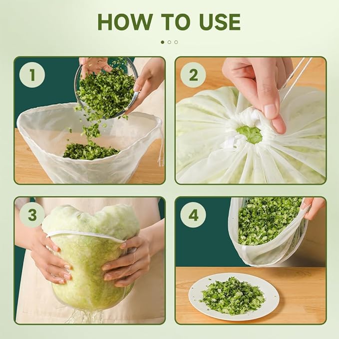 New Soy Milk Bag, Dumpling Fillings Straining （6 pcs)