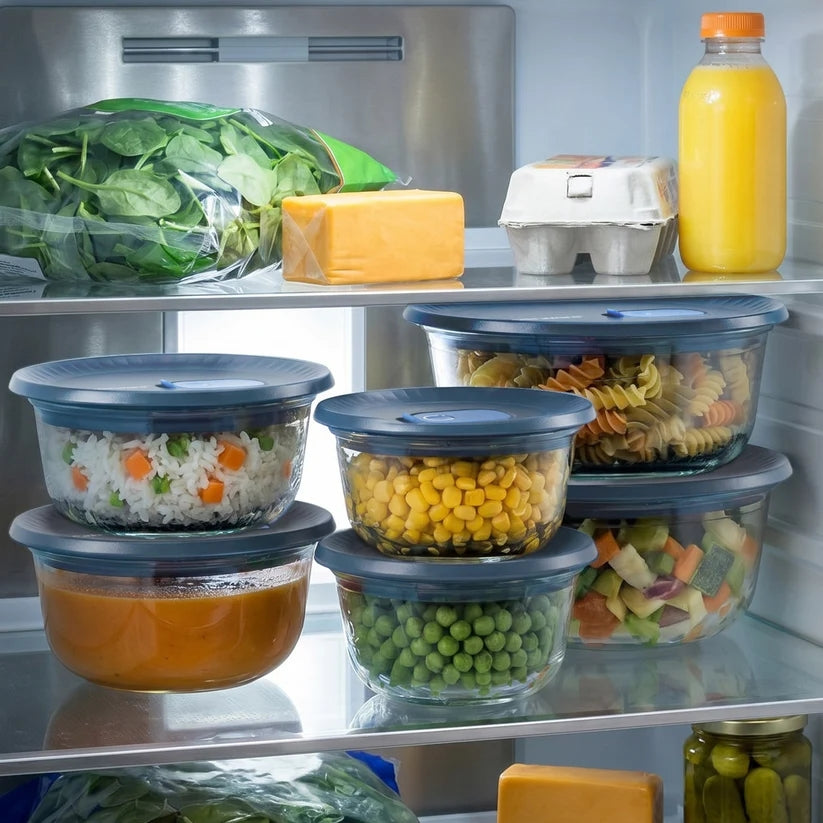 Glass Food Storage Container | Round Mini